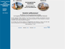 Tablet Screenshot of kirchehalstenbek.de